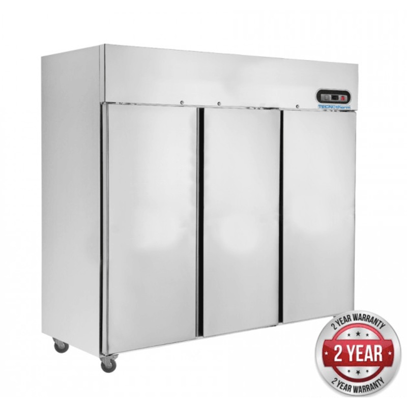 SUF1500 Three Door SS Upright Display Freezer