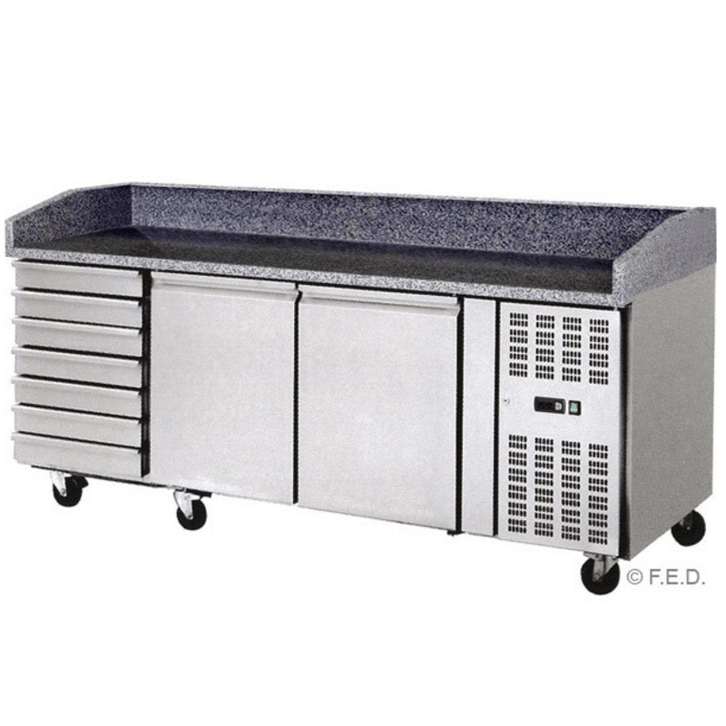 THPZ2610TN 2 door with drawers & Marble Benchtop