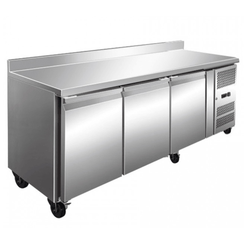 Three Door Bench Fridge With Splashback 386L – FE3100TFSP