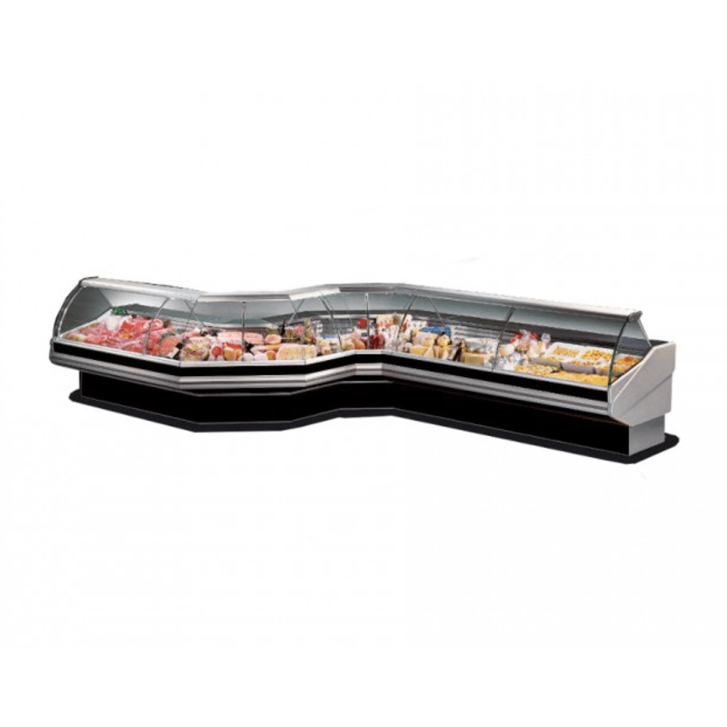 CN90E – CURVED FRONT GLASS DELI DISPLAY