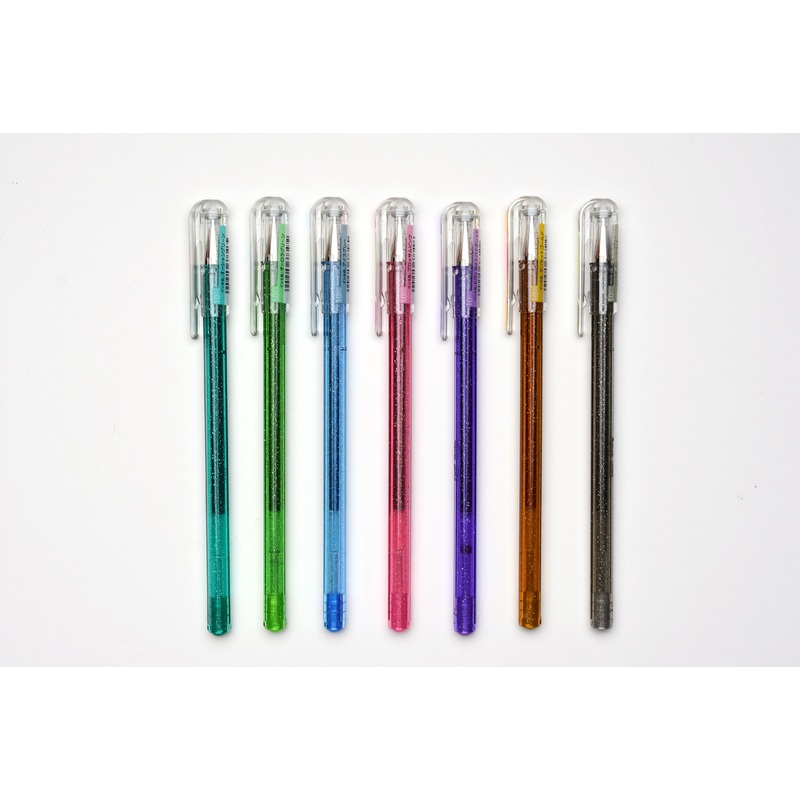 Pentel Hybrid Dual Metallic Gel Pen – 1.0mm – Set of 7