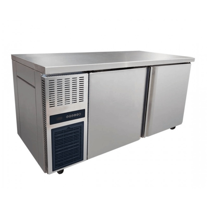 Stainless Steel Double Door Workbench Freezer – TL1500BT