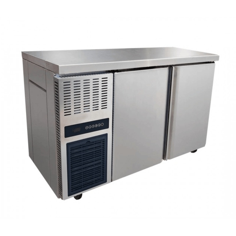 Stainless Steel Double Door Workbench Freezer – TS1200BT