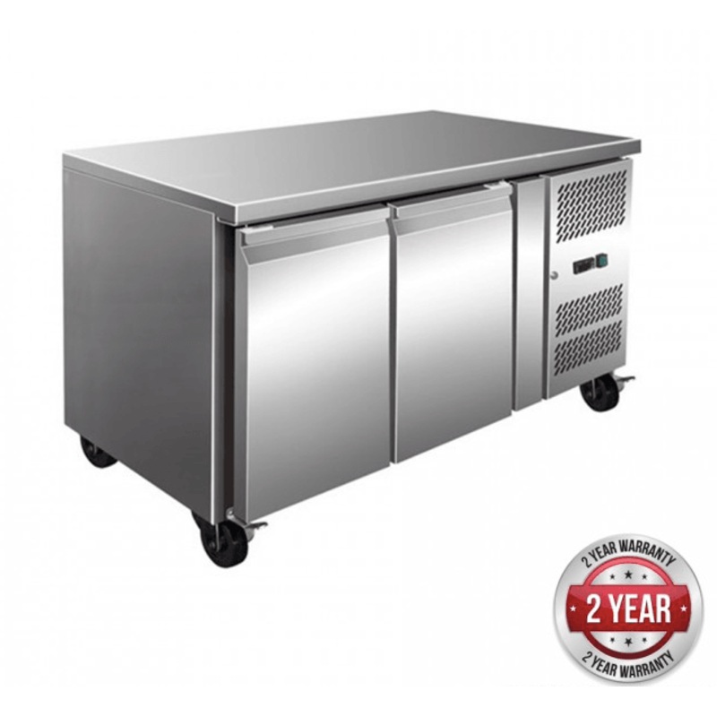 TROPICALISED 2 Door Gastronorm Bench Freezer