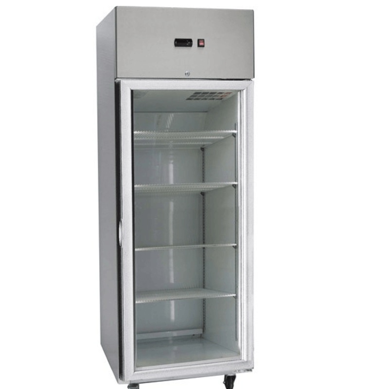TROPICALISED Single Door SS Display Fridge
