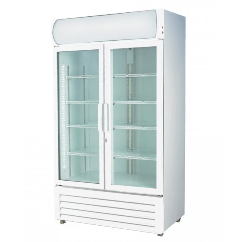 Two Glass Door Colourbond Upright Drink Fridge