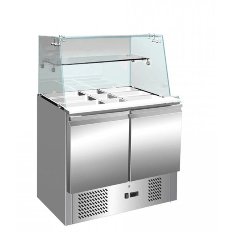 Compact Food Service Bar Two Door