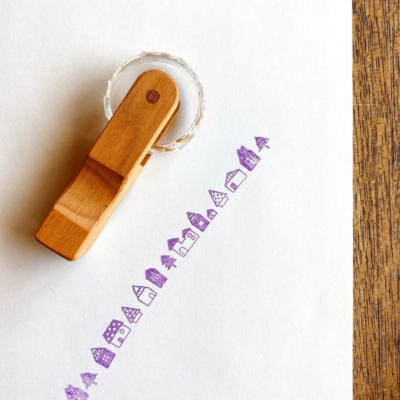 Mizushima Jizai Roller Stamp – Houses