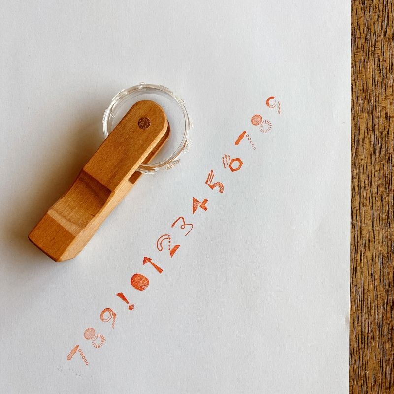Mizushima Jizai Roller Stamp – Numbers