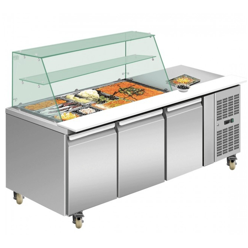 Three door DELUXE Salad Bar