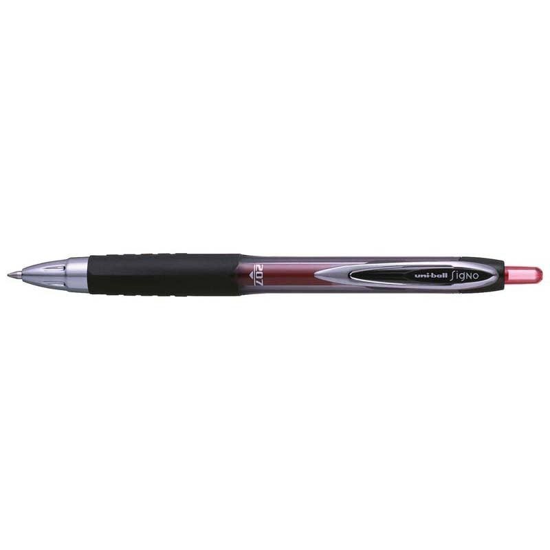 Uni-ball Signo 207 Retractable Gel 0.7mm Red UMN-207