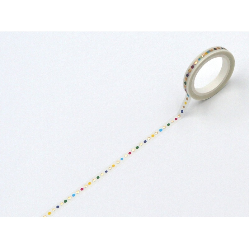 WORLD CRAFT Glitter Washi Tape – Dot