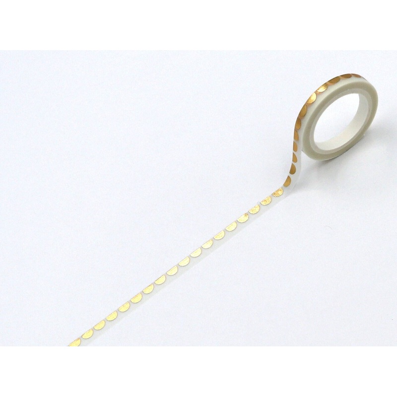 WORLD CRAFT Glitter Washi Tape – Semicircle