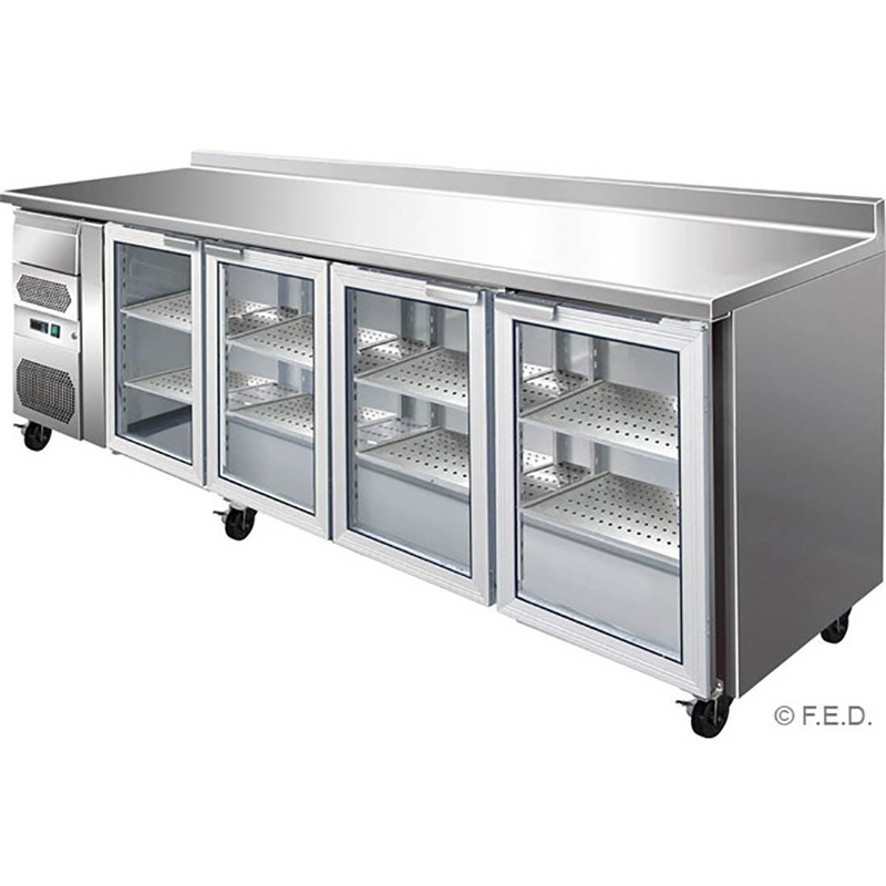 TROPICALISED four door Bar Fridge