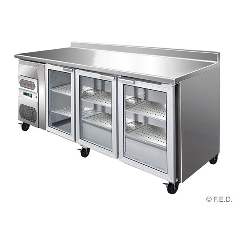 TROPICALISED three door Bar Fridge