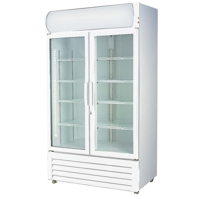 Double glass door colourbond upright drink fridge  LG-580GE