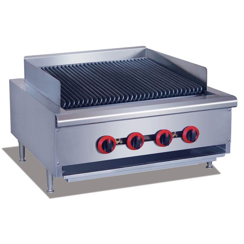 QR-24EULPG ULPG Gas 4 Burner Char Grill Top