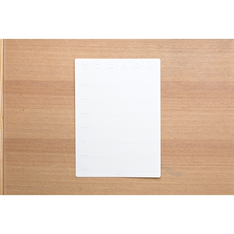 Stalogy Editors Series Removable Seal Weekly Calendar – Medium