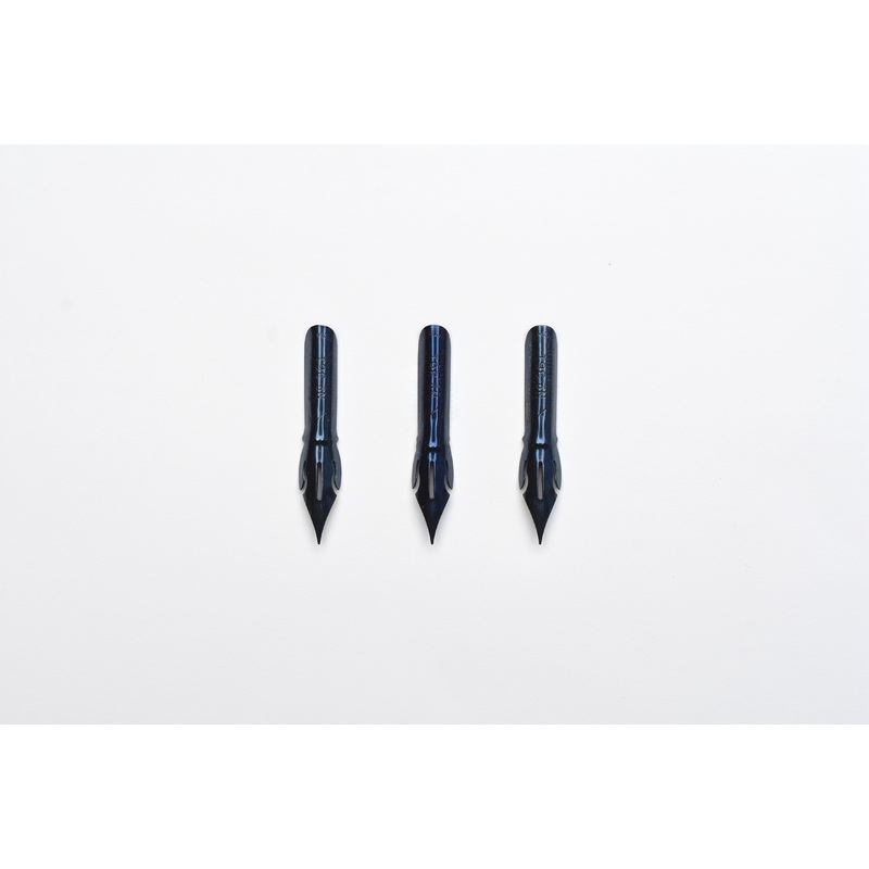 Brause Calligraphy Nib – Steno Blue Pumpkin 361 – Set of 3