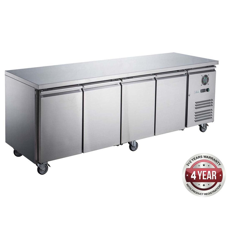 Four Door Bench Fridge  XUB6C22S4V