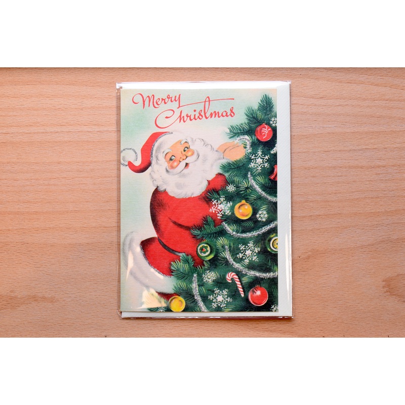 Merry Christmas Santa Greeting Card