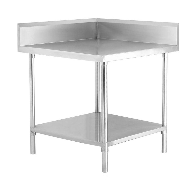 WBCB6-0600/A  Corner Workbench with 150mm Splashback & Undershelf