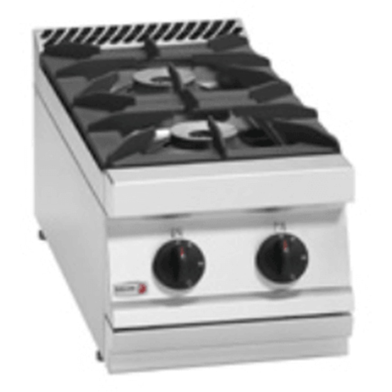 Fagor 700 series natural gas 2 burner boiling top with cast CG7-20H
