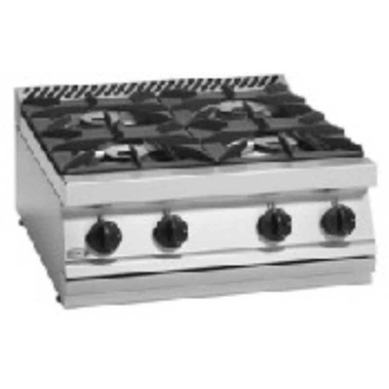Fagor 700 series natural gas 4 burner SS boiling top CG7-40H