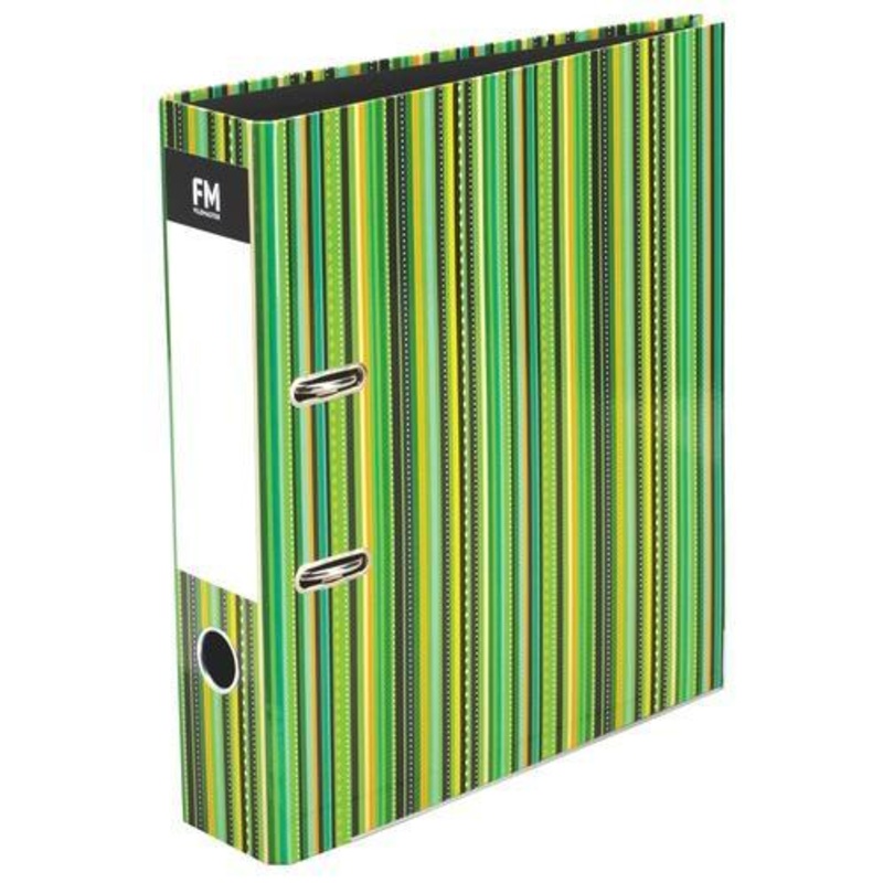 FM Binder Vivid Stripe A4 Lever Arch Folder