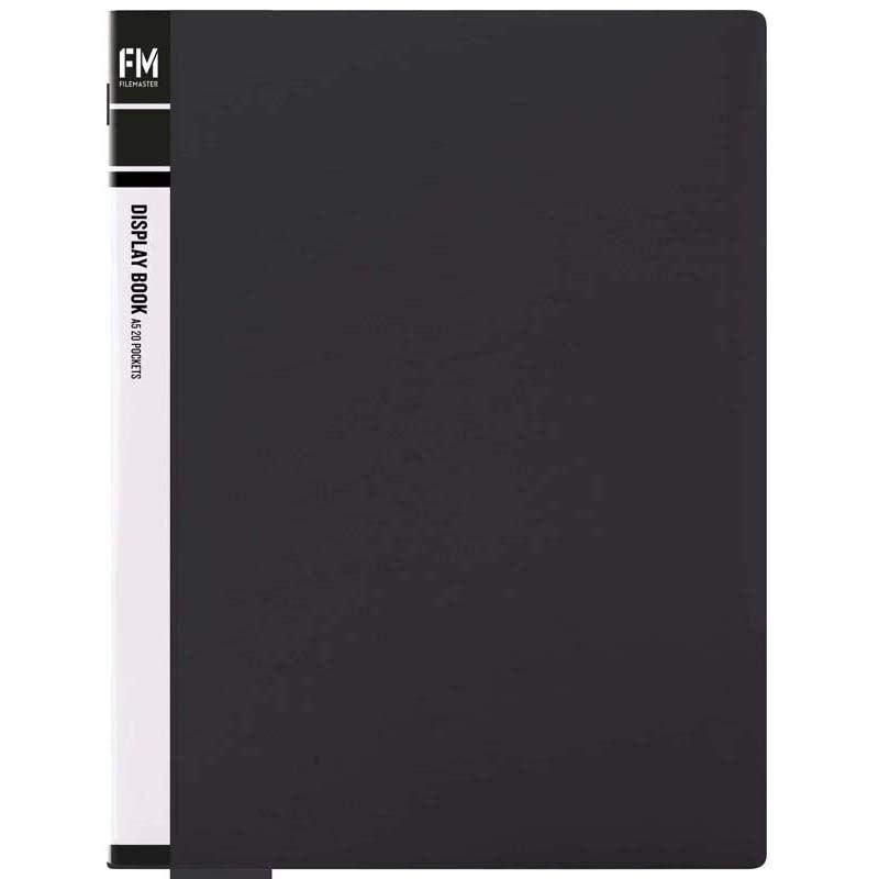 FM Display Book A5 Black 20 Pocket