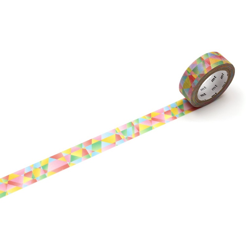 mt Washi Tape – polygon gradation vivid