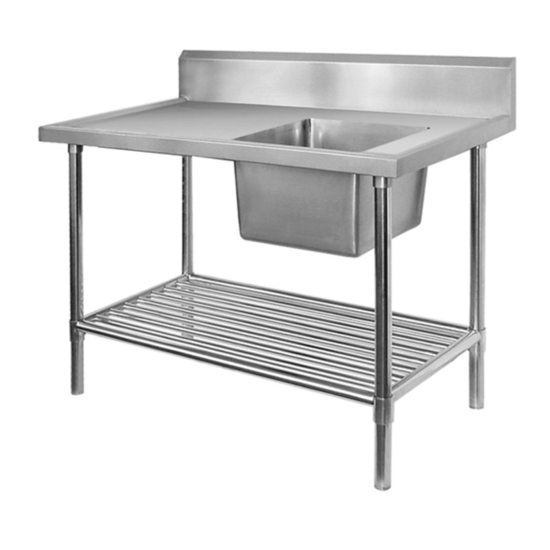 Premium Stainless Steel Single Sink Bench 700mm Deep