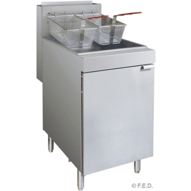 Superfast Natural Gas Tube Twin Vat Fryer