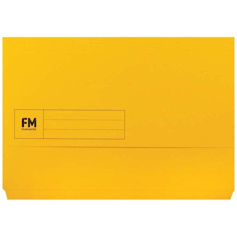FM Document Wallet Yellow Foolscap