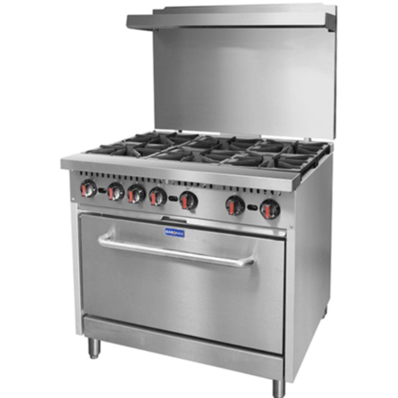 Gasmax 6 Burner with Oven Flame Failure
