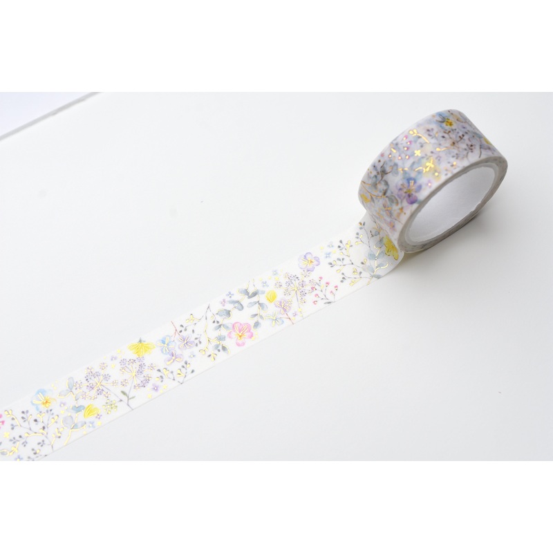 Papier Platz x Nakauchi Waka – Pale Flower Masking Tape
