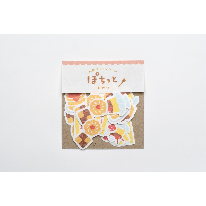 Furukawa Paper “Pochitto” Flake Sticker – Snacks & Sweets