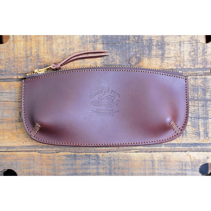 The Superior Labor Leather Pen Case – Dark Brown
