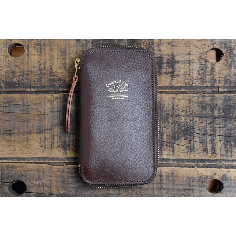 The Superior Labor Zip Pen Case – Dark Brown