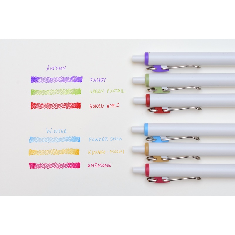 Uni-Ball One – Autumn and Winter Color – Set of 3 – Limited Edition