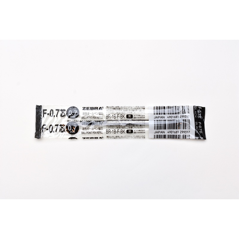 Zebra F-0.7 Ballpoint Pen Refill – 0.7 mm – Black