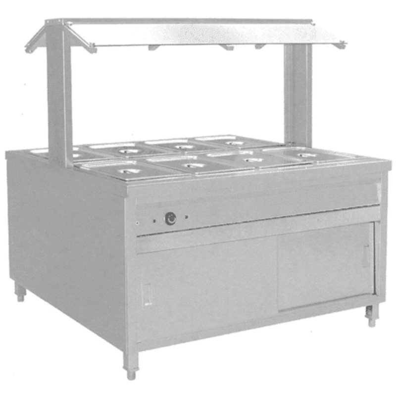 BS8H Heated Buffet Bain Marie Centre Servery