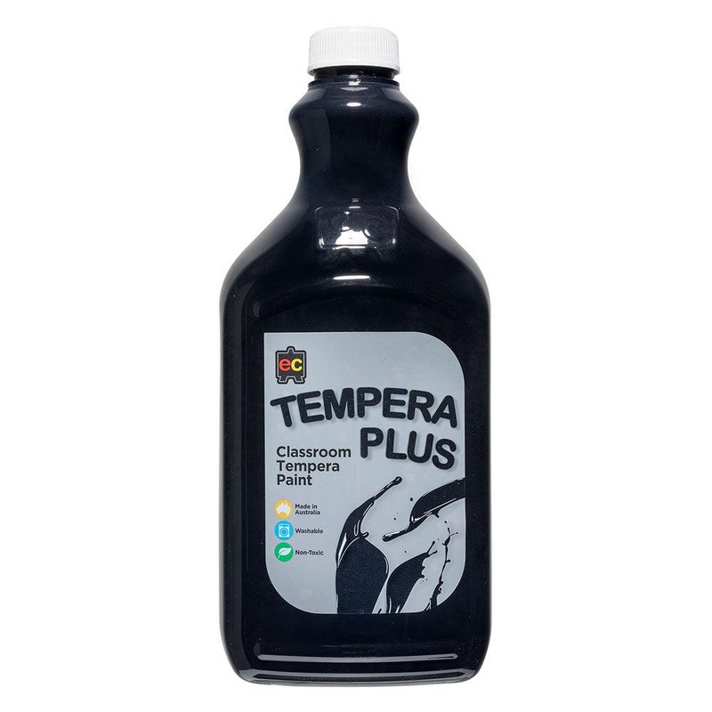 EC Paint Tempera Plus Classroom 2L Black