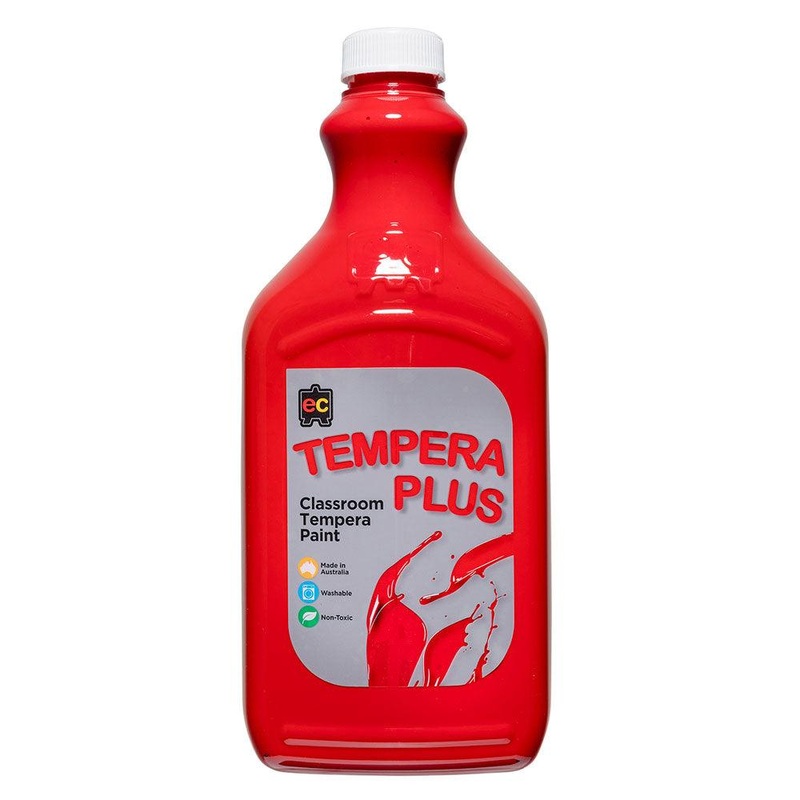 EC Paint Tempera Plus Classroom 2L Brilliant Red