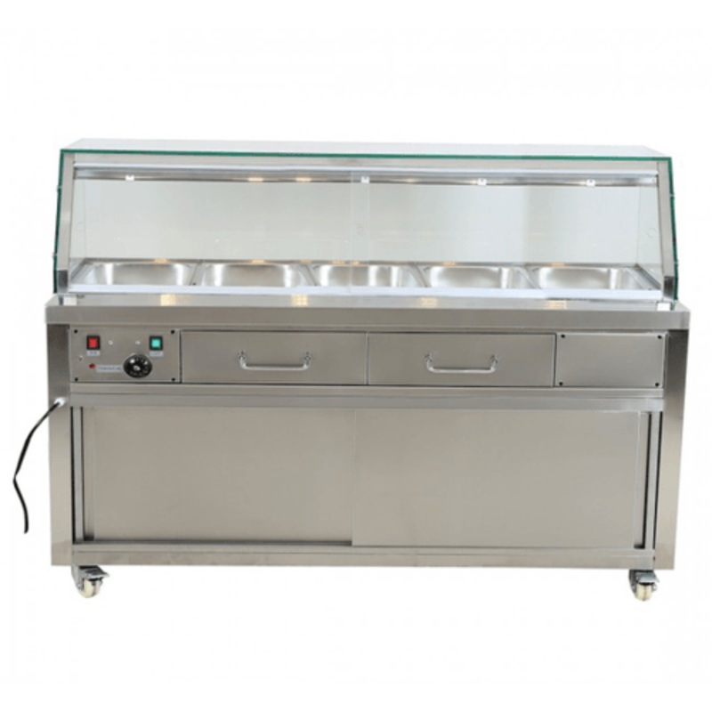 F.E.D Heated Bain Marie Food Display – PG180FE-YG