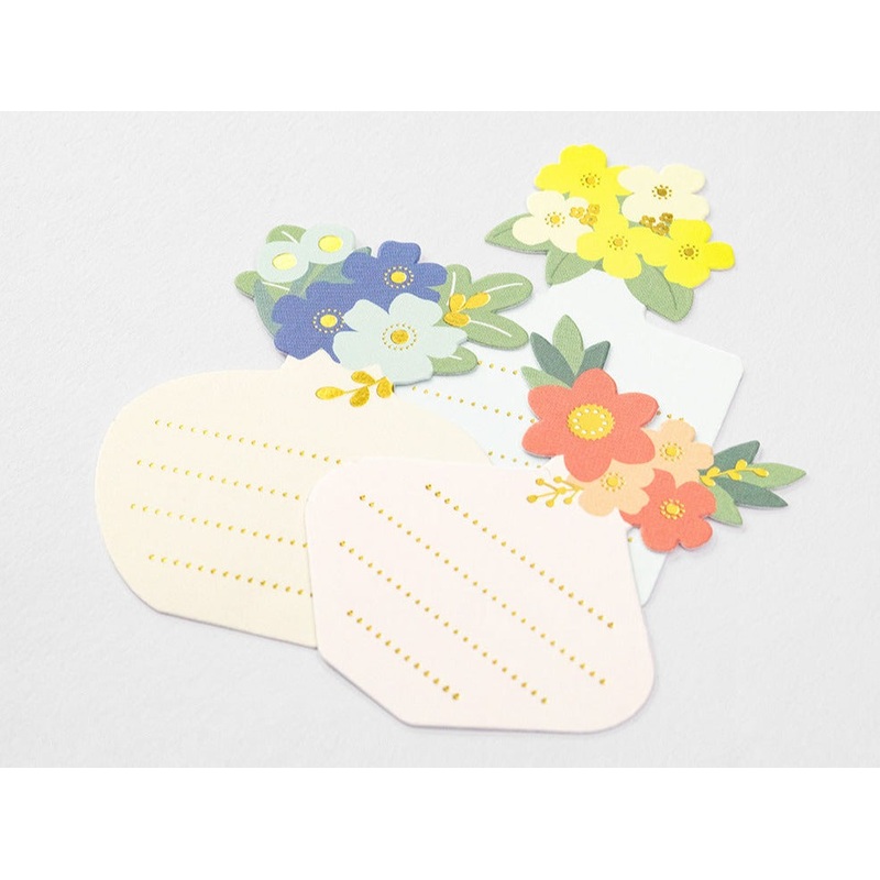 Paper Craft Museum Message Sticker – Flower Vases