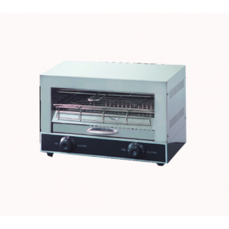 Single infrared quartz element salamander griller toaster and timer – QT-1