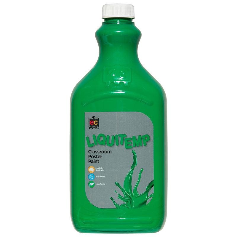 EC Paint Liquitemp Poster 2L Brilliant Green