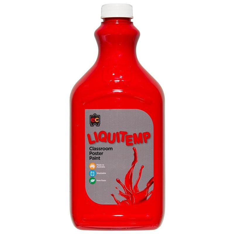 EC Paint Liquitemp Poster 2L Brilliant Red