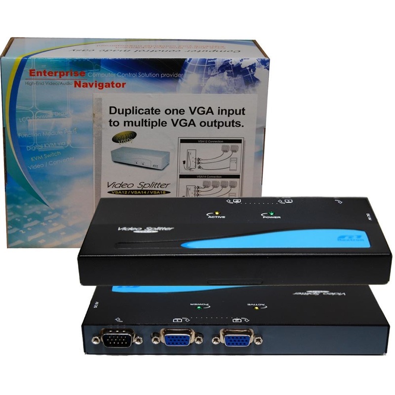 REXTRON 1 to 2 VGA Monitor Multiplexer 350MHz (5V DC Power Adapter included)  STOCK CLEARANCE SALE UP TO 45% OFF
